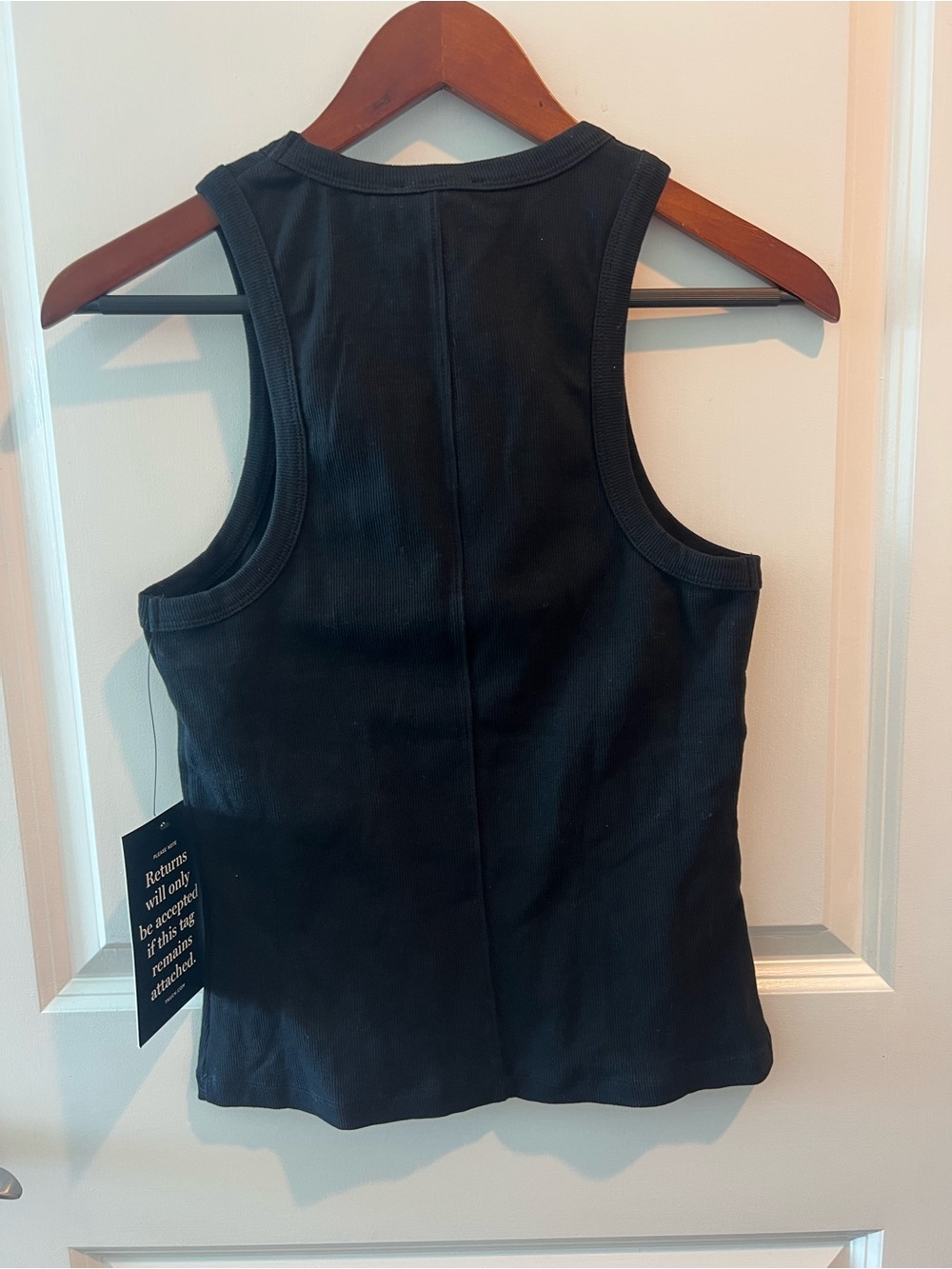 TUCKERNUCK Black Foley Rib Racerback Tank NWT - Picture 9 of 15